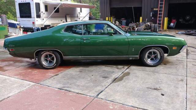 1970 Green Ford Torino Fastback