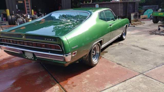 1970 Green Ford Torino Fastback