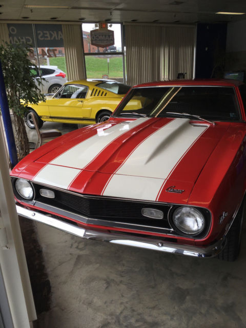 1968 Red Chevrolet Camaro Coupe