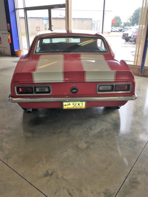 1968 Red Chevrolet Camaro Coupe