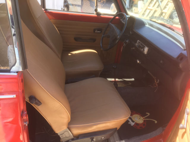 1973 red Volkswagen Beetle - Classic Convertible