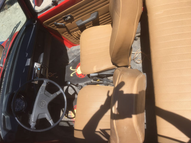 1973 red Volkswagen Beetle - Classic Convertible