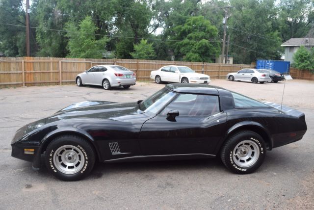 1980 Black Chevrolet Corvette Coupe