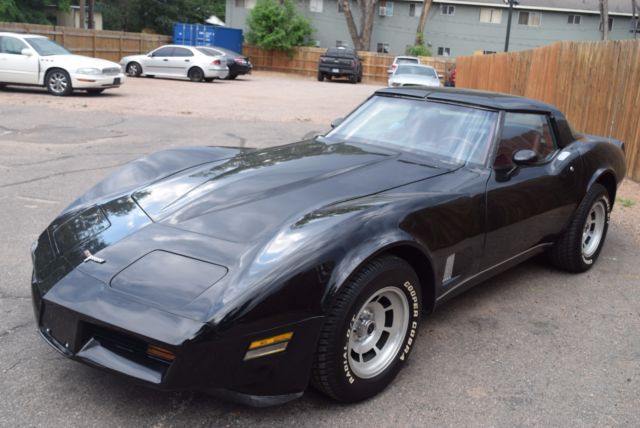 1980 Black Chevrolet Corvette Coupe
