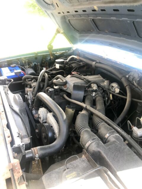 1993 Blue Ford F-150 Standard Cab Pickup