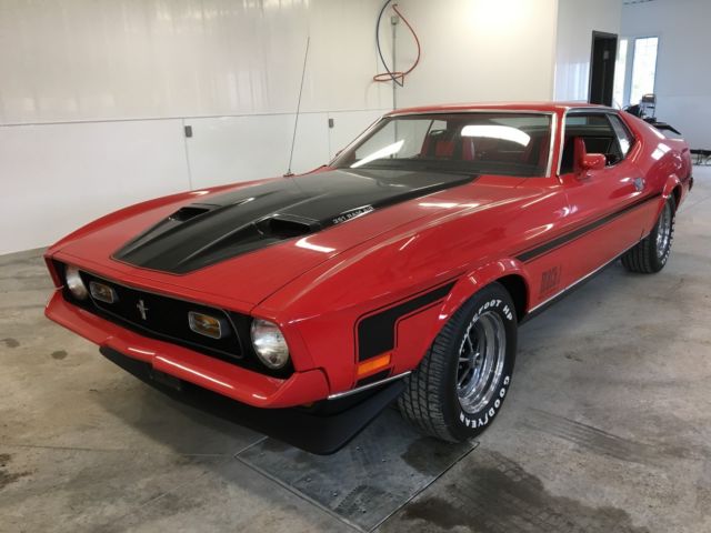 1972 Red Ford Mustang Fastback