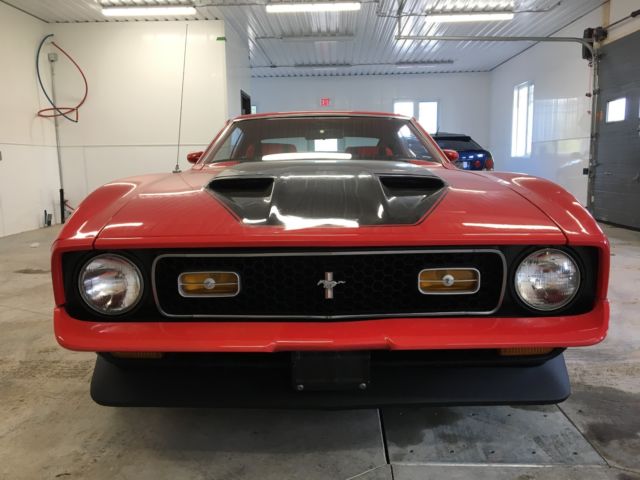 1972 Red Ford Mustang Fastback