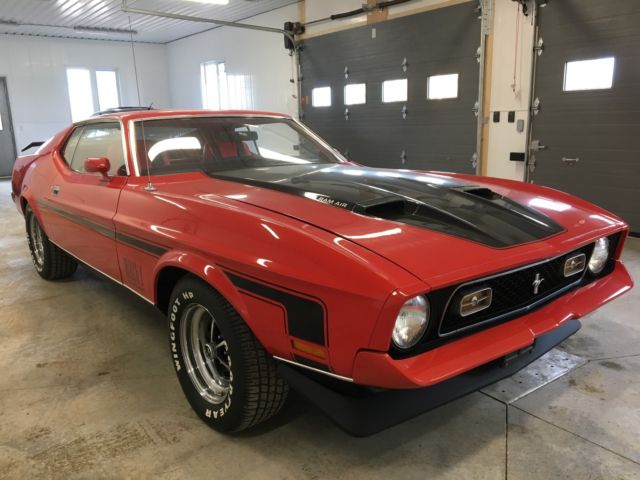 1972 Red Ford Mustang Fastback
