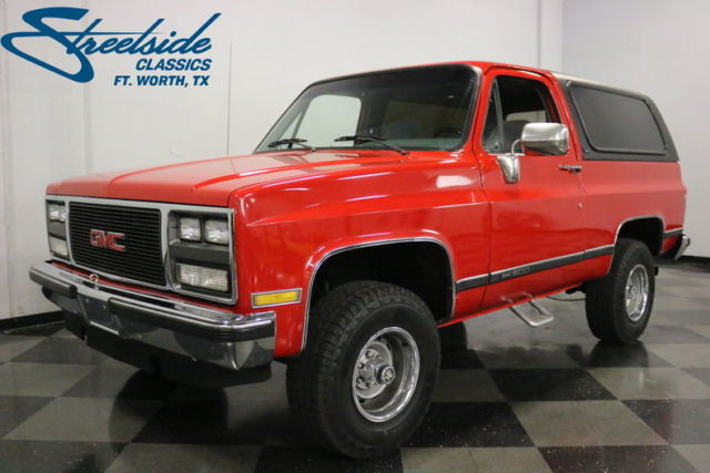 1989 Red GMC Jimmy SUV