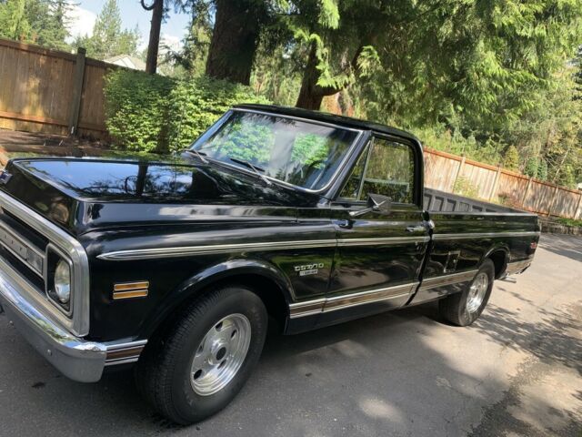 1969 Black Chevrolet C-10 Standard Cab Pickup