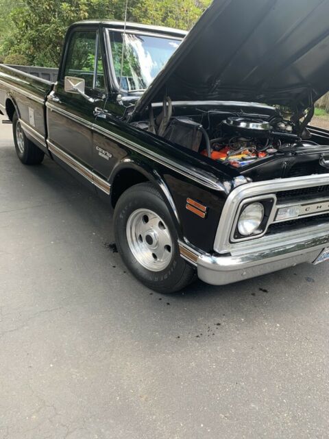 1969 Black Chevrolet C-10 Standard Cab Pickup