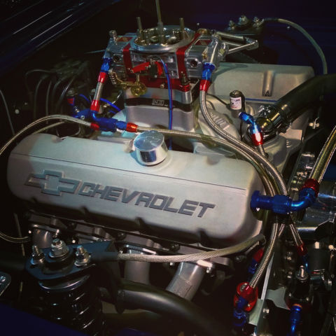 1966 GM Aqua Blue Chevrolet Nova Coupe