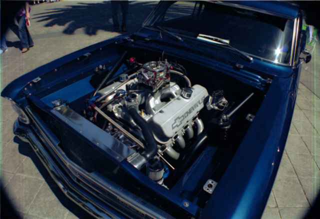 1966 GM Aqua Blue Chevrolet Nova Coupe