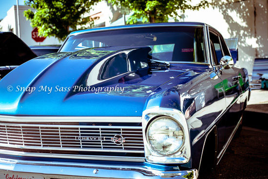 1966 GM Aqua Blue Chevrolet Nova Coupe