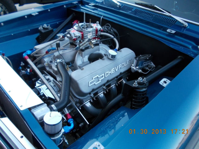 1966 GM Aqua Blue Chevrolet Nova Coupe