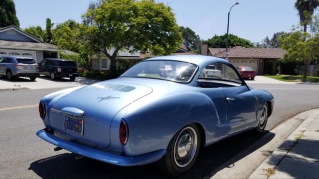 1967 Blue Volkswagen Karmann Ghia