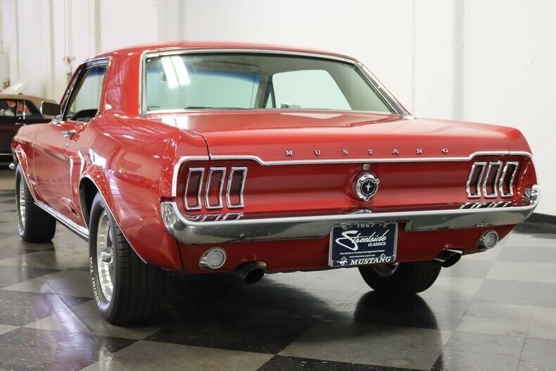 1967 Red Ford Mustang Coupe