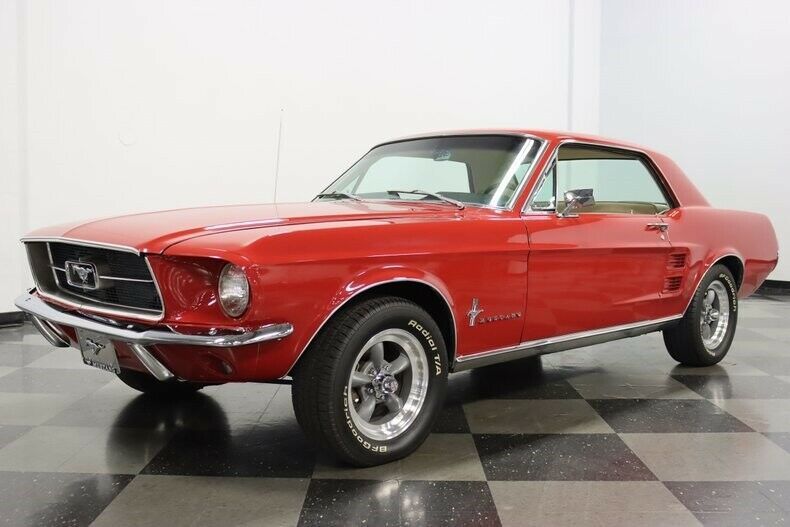1967 Red Ford Mustang Coupe