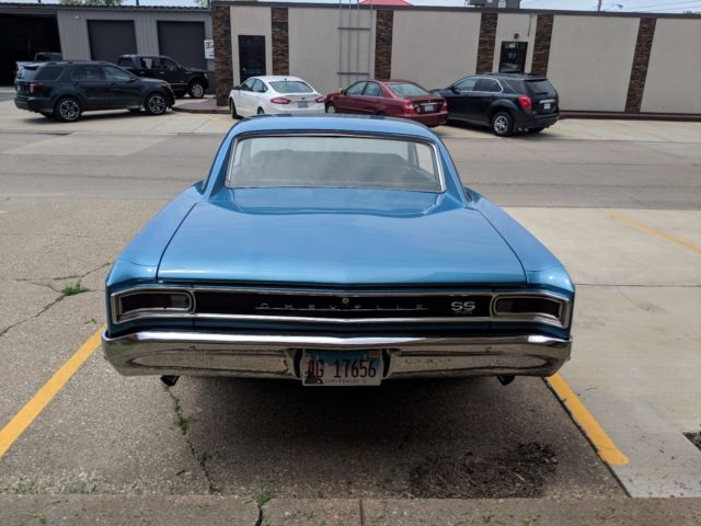1966 Blue Chevrolet Chevelle Coupe