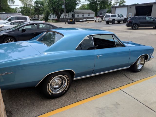 1966 Blue Chevrolet Chevelle Coupe