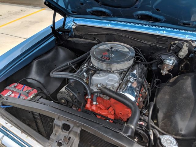 1966 Blue Chevrolet Chevelle Coupe