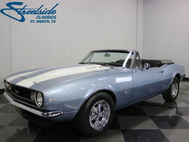 1967 Blue Chevrolet Camaro Convertible