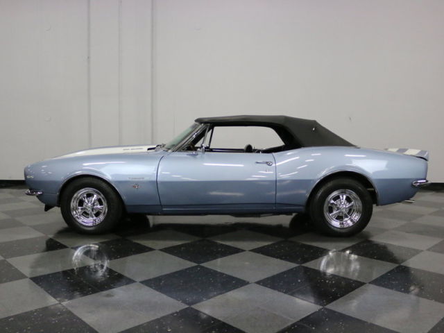 1967 Blue Chevrolet Camaro Convertible
