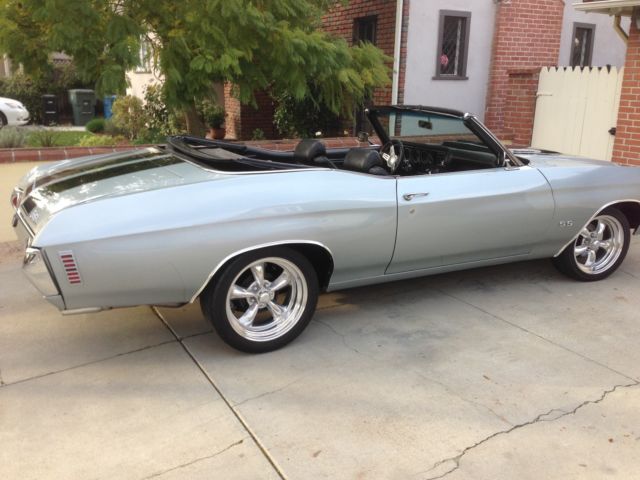 1971 Silver Chevrolet Chevelle Convertible