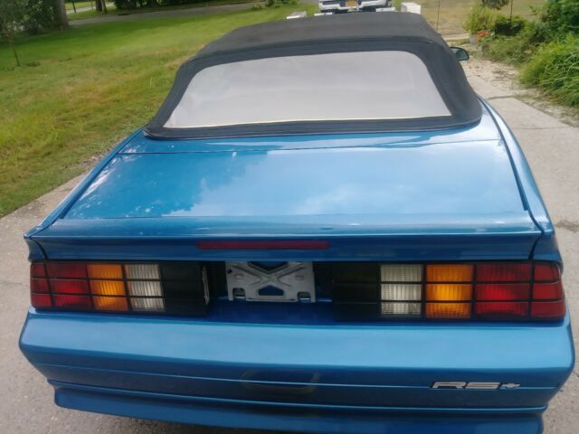 1992 Blue Chevrolet Camaro Convertible