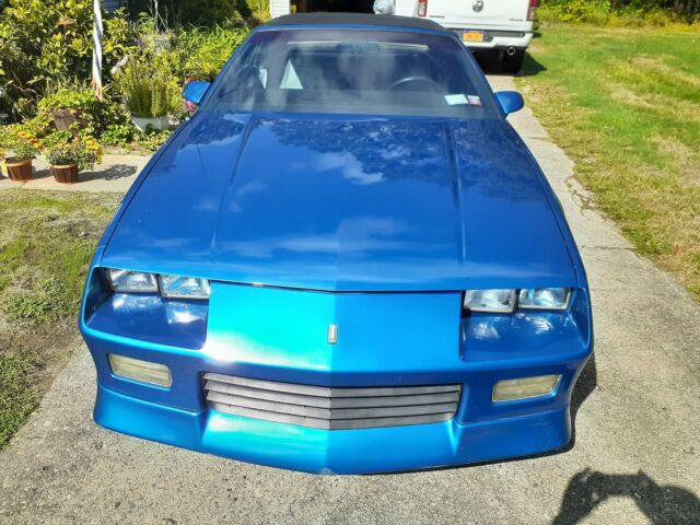 1992 Blue Chevrolet Camaro Convertible