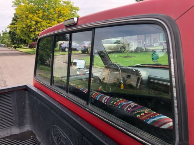 1991 Red Ford F-150 Standard Cab Pickup