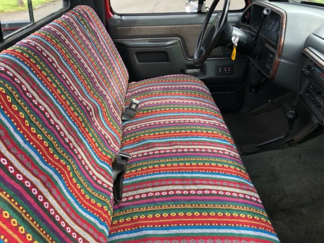 1991 Red Ford F-150 Standard Cab Pickup