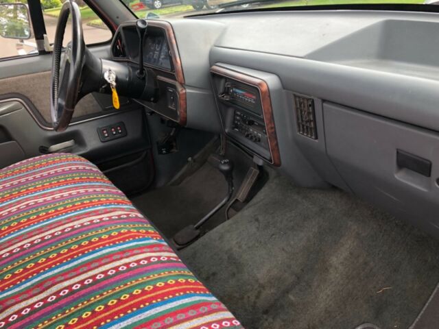 1991 Red Ford F-150 Standard Cab Pickup