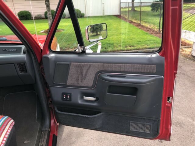 1991 Red Ford F-150 Standard Cab Pickup