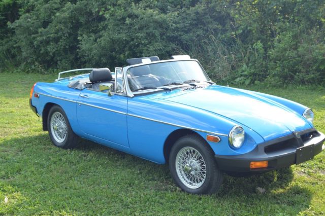 1980 Blue MG MGA Convertible