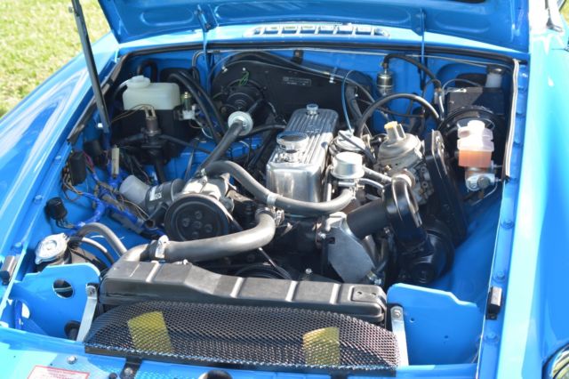 1980 Blue MG MGA Convertible