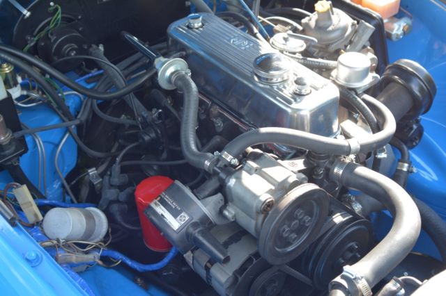 1980 Blue MG MGA Convertible