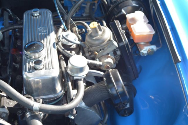 1980 Blue MG MGA Convertible