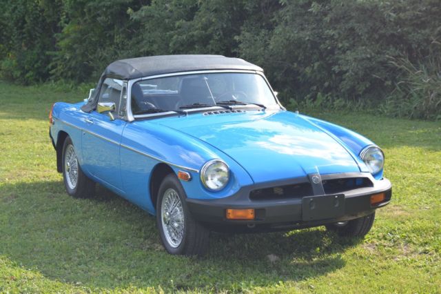 1980 Blue MG MGA Convertible