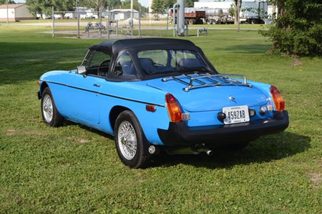 1980 Blue MG MGA Convertible
