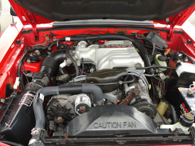 1993 Red Ford Mustang Hatchback