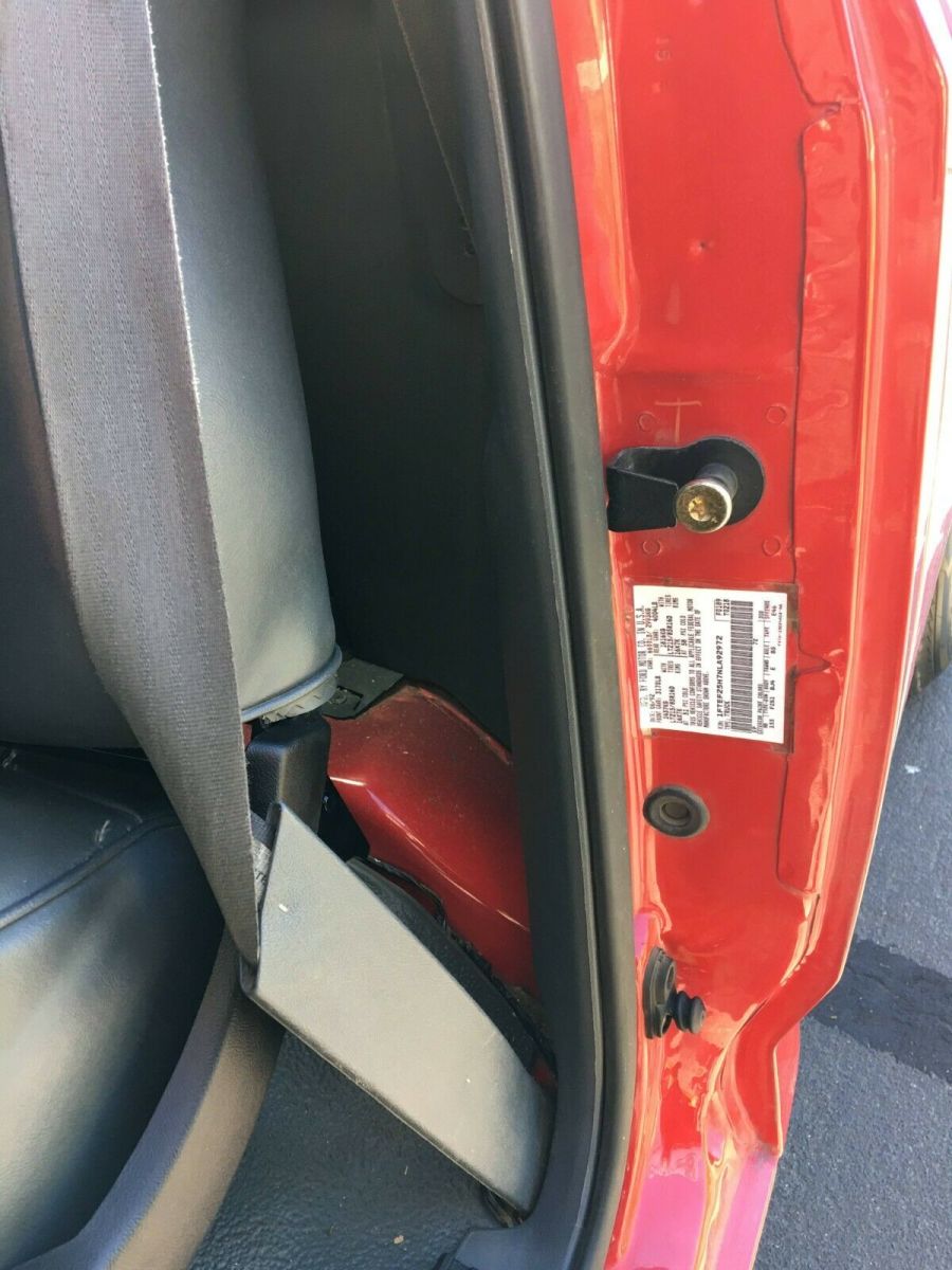 1992 Red Ford F-250 Standard Cab Pickup