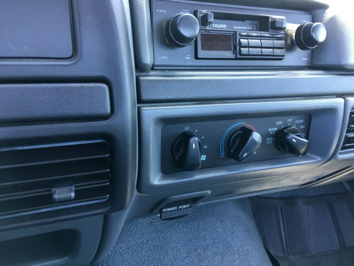 1992 Red Ford F-250 Standard Cab Pickup