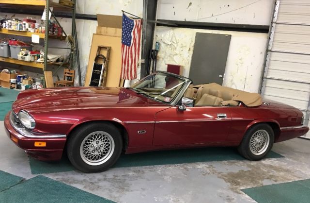 1994 Red Jaguar XJS Convertible