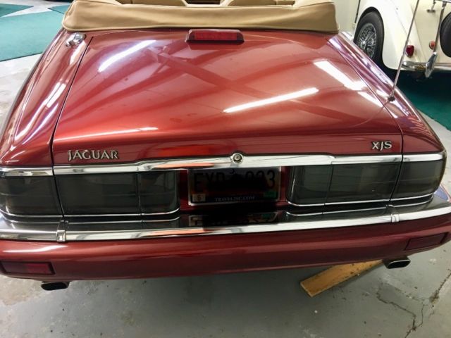1994 Red Jaguar XJS Convertible