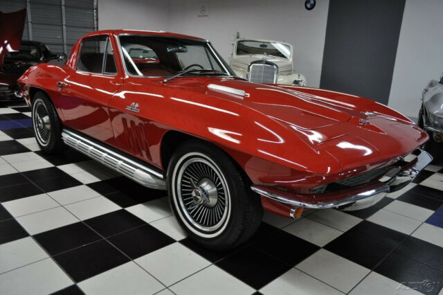 1966 Red Chevrolet Corvette Coupe
