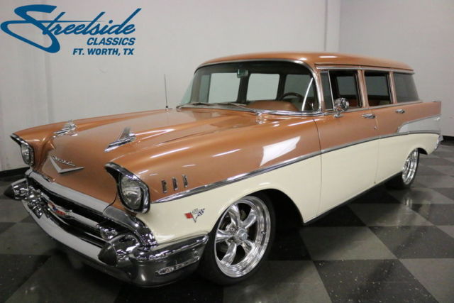 1957 Tan Chevrolet Bel Air/150/210 Wagon