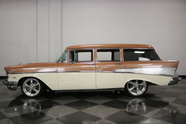 1957 Tan Chevrolet Bel Air/150/210 Wagon