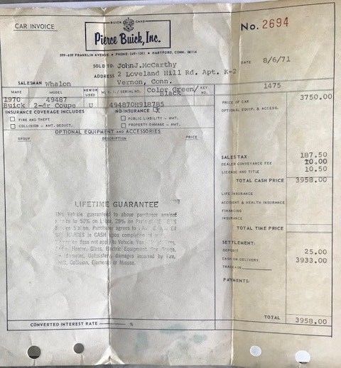 1970 Black Buick Riviera Coupe