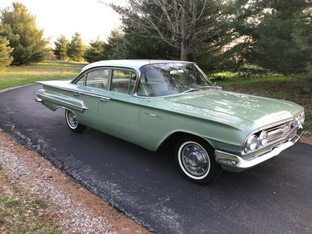 1960 Green Chevrolet Bel Air/150/210 sedan